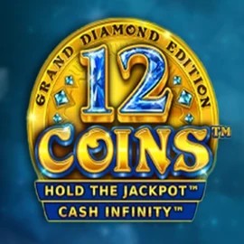 12 Coins Grand Diamond Edition slot logo by Wazdan at Roostino Casino