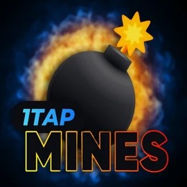 1Tap Mines slot visual from Turbo Games available on roostinocasinoo.com