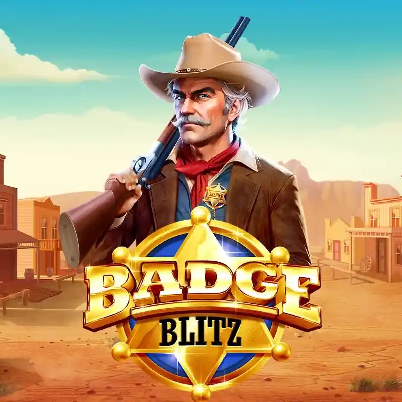 Try Badge Blitz slot by Pragmatic Play on roostinocasinoo.com – logo image