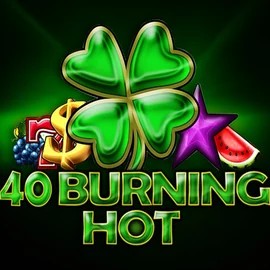 40 Burning Hot logo by Amusnet Interactive at Roostino Casino