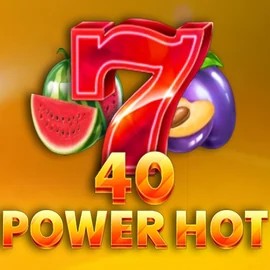 40 Power Hot slot logo by Amusnet Interactive at Roostino Casino