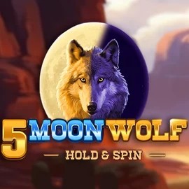 5 Moon Wolf casino game by Apparat Gaming – featured logo at Roostino Casino