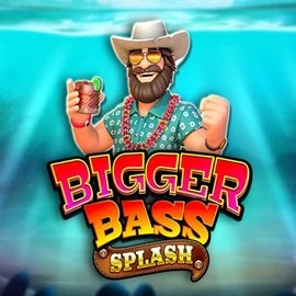 Bigger Bass Splash logo by Pragmatic Play at Roostino Casino