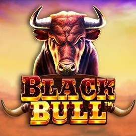 Black Bull slot logo by Pragmatic Play at Roostino Casino