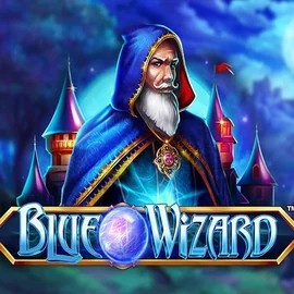 Blue Wizard slot logo by Quickspin at Roostino CasinoBlue Wizard
