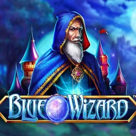 Blue Wizard slot logo by Quickspin at Roostino CasinoBlue Wizard