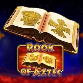 Book of Aztec game by Amatic Industries – logo hosted on Roostino Casino
