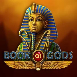 Book of Gods online game logo by BF Games on roostinocasinoo.com