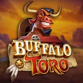 Buffalo Toro slot logo by ELK Studios at Roostino Casino