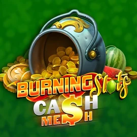Burning Slots Cash Mesh slot logo by BF Games at Roostino Casino