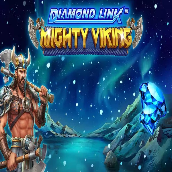 Diamond Link Mighty Viking logo by Greentube Roostino Casino