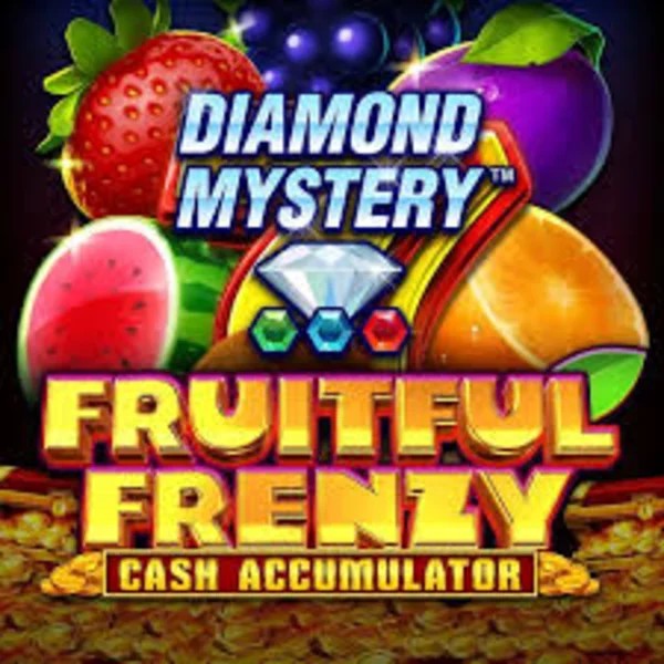 Diamond Mystery Fruitful Frenzy Cash Accumulator by Greentube, showcased at roostinocasinoo.com – game logo