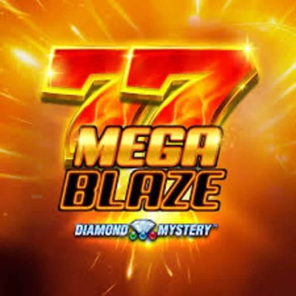Diamond Mystery Mega Blaze slot logo by Greentube at Roostino Casino