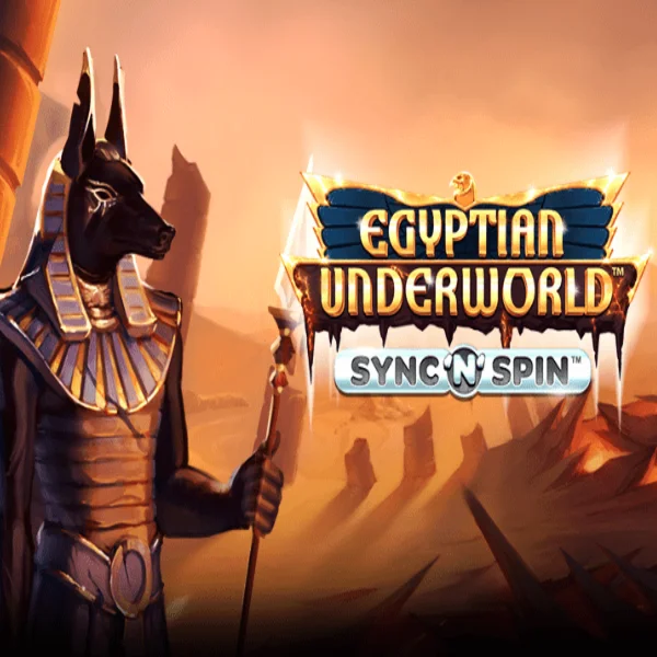 Official Slots logo: Egyptian Underworld by Greentube at Roostino Casino