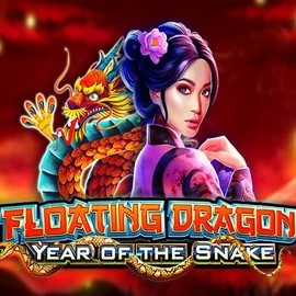 Floating Dragon Year of the Snake casino game by Pragmatic Play – featured logo at Roostino Casino