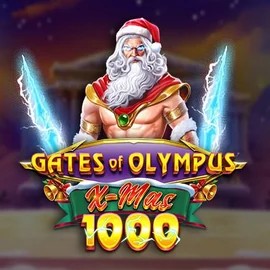 Gates of Olympus Xmas 1000 slot visual from Pragmatic Play available on roostinocasinoo.com