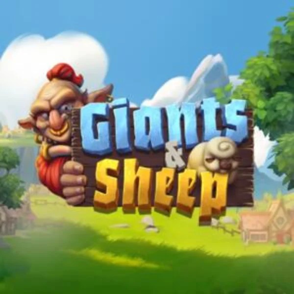Giants and Sheep slot logo by Relax Gaming at Roostino CasinoGiants and Sheep