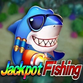 Jackpot Fishing slot logo by TaDa Gaming at Roostino Casino