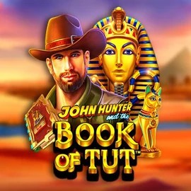 John Hunter and the Book of Tut slot logo by Pragmatic Play at Roostino Casino
