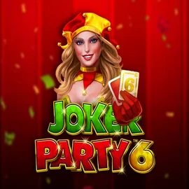 Joker Party 6 logo by Greentube at Roostino Casino