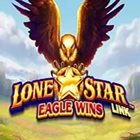 Slots logo of Lone Star Link Eagle Wins from Novomatic at Roostino Casino