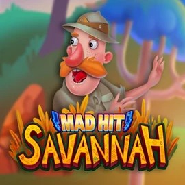 Mad Hit Savannah game by RubyPlay – logo hosted on Roostino Casino