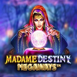 Madame Destiny Megaways logo – Slots by Pragmatic Play at Roostino Casino