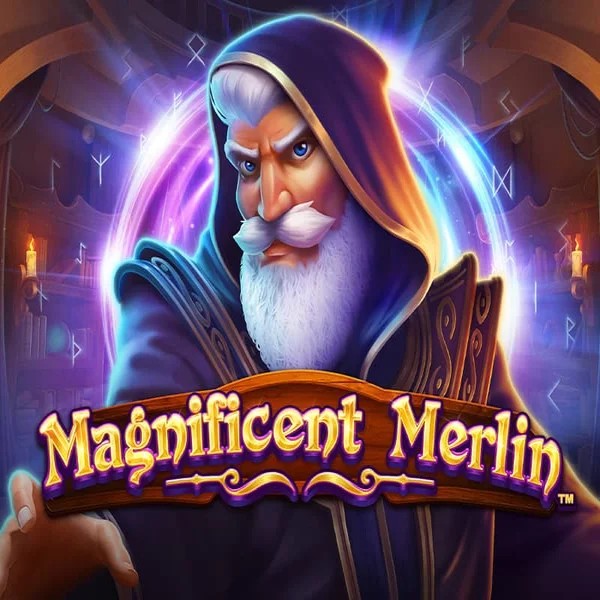 Magnificent Merlin logo by Greentube at Roostino Casino