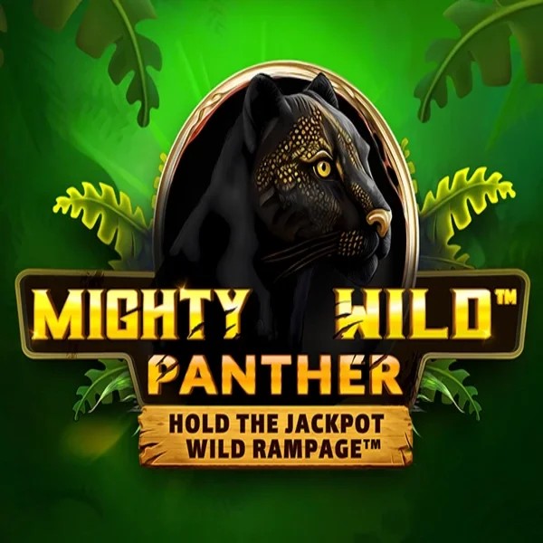 Mighty Wild Panther slot logo by Wazdan at Roostino Casino