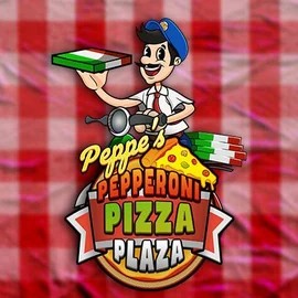 Enjoy Peppe’s Pepperoni Pizza Plaza by Pragmatic Play – logo hosted on roostinocasinoo.com
