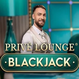 Official Live Casino logo: Privé Lounge Blackjack by Pragmatic Play at Roostino Casino