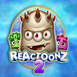 Reactoonz 2 casino game by Play'n GO – featured logo at Roostino Casino