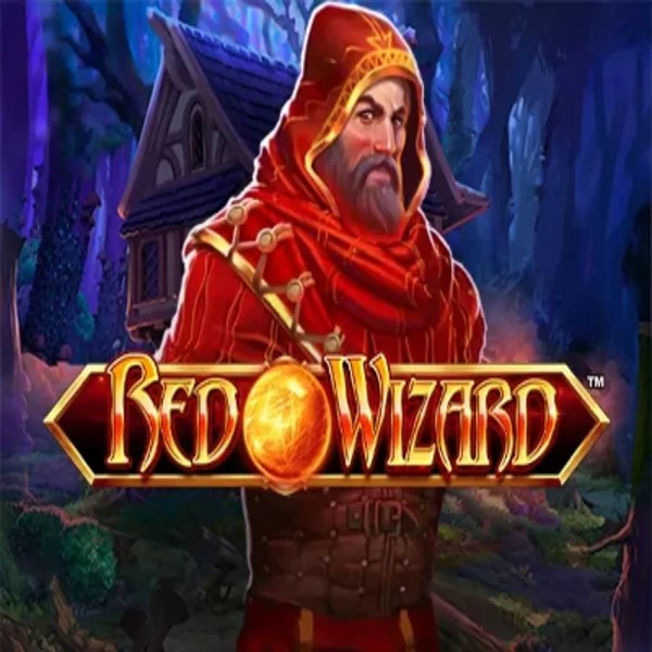 Red Wizard slot logo by Rarestone Gaming at Roostino Casino
