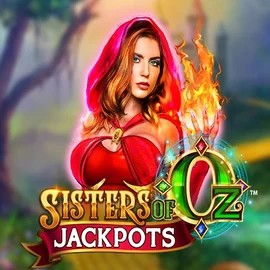 Sisters Of Oz Jackpots logo by Triple Edge Studios at Roostino Casino