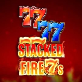 Stacked Fire 7s slot logo by Inspired Gaming at Roostino Casino