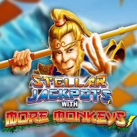 Stellar Jackpots with More Monkeys game by Lightning Box Game – logo hosted on Roostino Casino