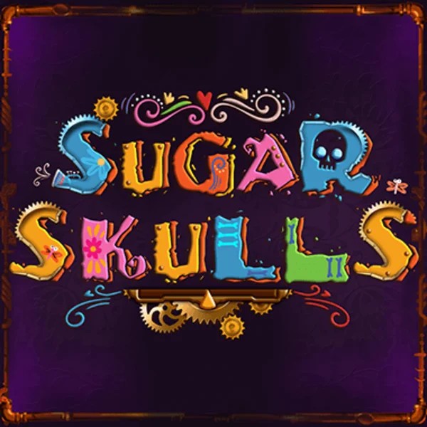 Sugar Skulls logo by Booming Games at Roostino Casino