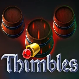 Thimbles slot logo by Evoplay at Roostino Casino