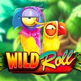 Wild Roll online game logo by Playtech on roostinocasinoo.com