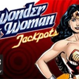 Official Jackpots logo: Wonder Woman Jackpots by Amaya at Roostino Casino