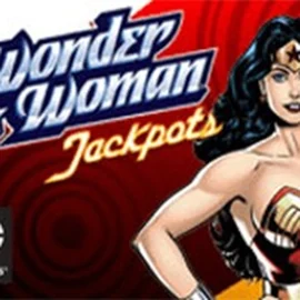 Official Jackpots logo: Wonder Woman Jackpots by Amaya at Roostino Casino